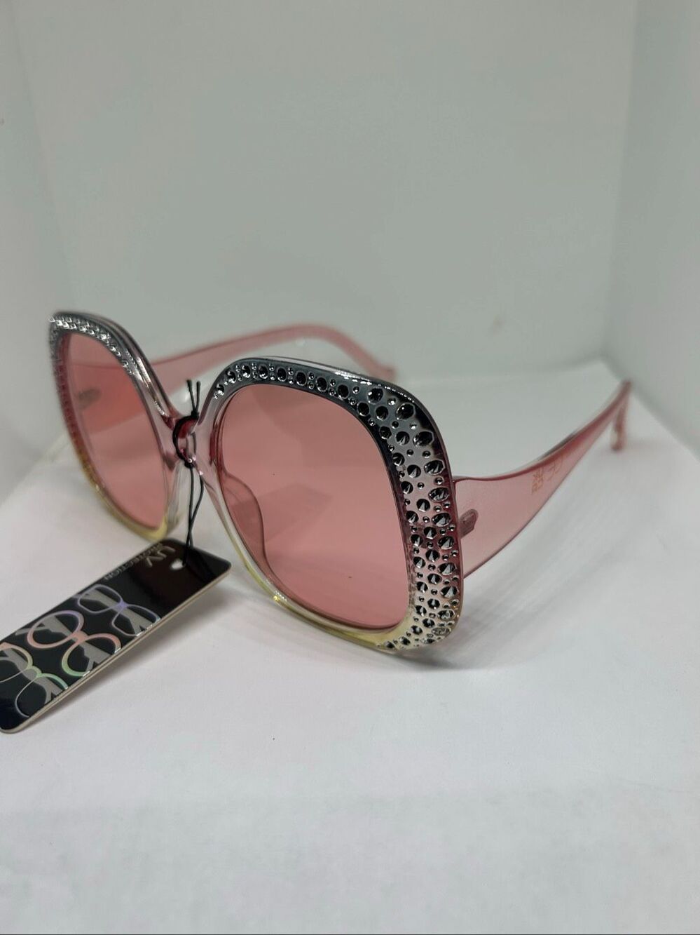 Bling Rhinestone Square Sunglasses UV Protection - Picture 1 of 3